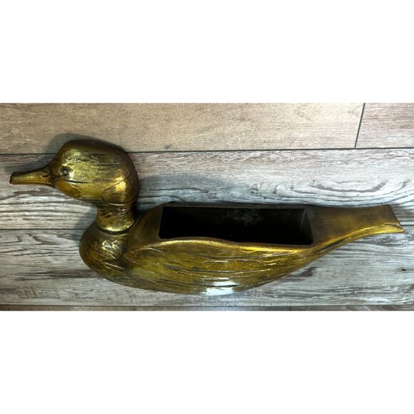 Vintage Syroco Duck Wall Sconce Planter #4544 - Picture 4 of 12